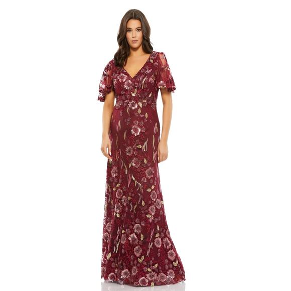 Mac Duggal fabulous dress floral plus size 22W 
NwT - Picture 1 of 3